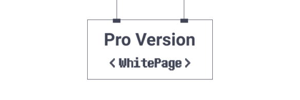 pro version white page